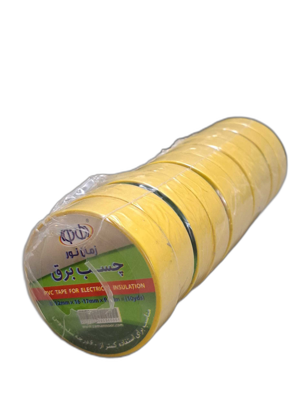 نوار چسب زمان نور رنگ زرد