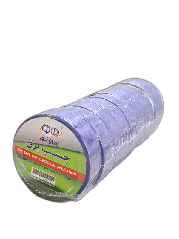 نوار چسب زمان نور رنگ آبی